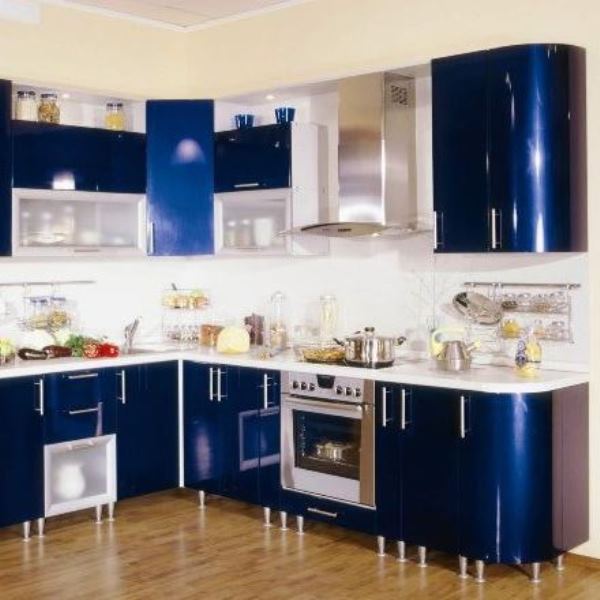 Синяя кухня 134