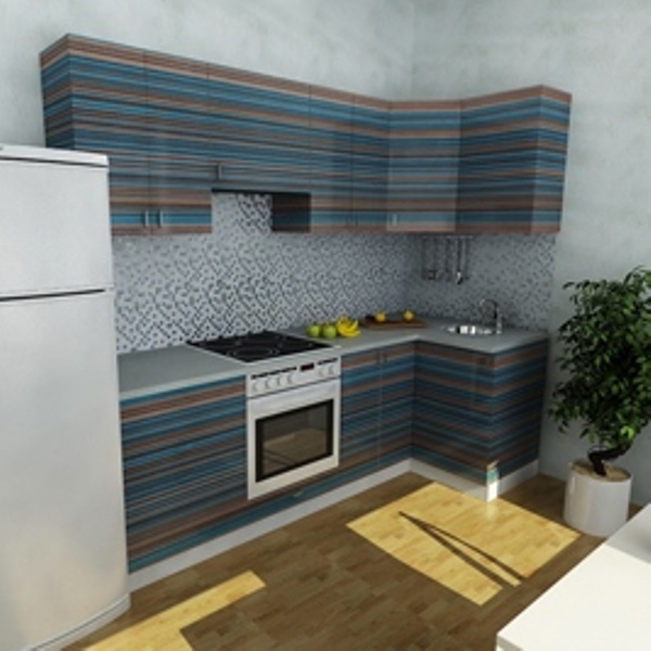 Синяя кухня 248