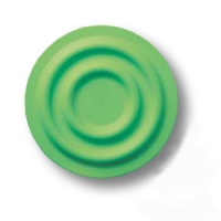 440025ST06 Ручка кнопка детская, круг зеленый