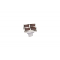 24200Z0270N.G32 Ручка-кнопка, отделка никель глянец + шоколад