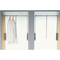Пантограф, лифт для одежды, отделка серая 770-1200мм