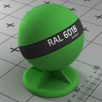 RAL 6018 краска для фасадов МДФ желто-зеленая