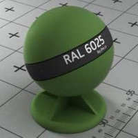 RAL 6025 краска для фасадов МДФ папоротниково-зеленая